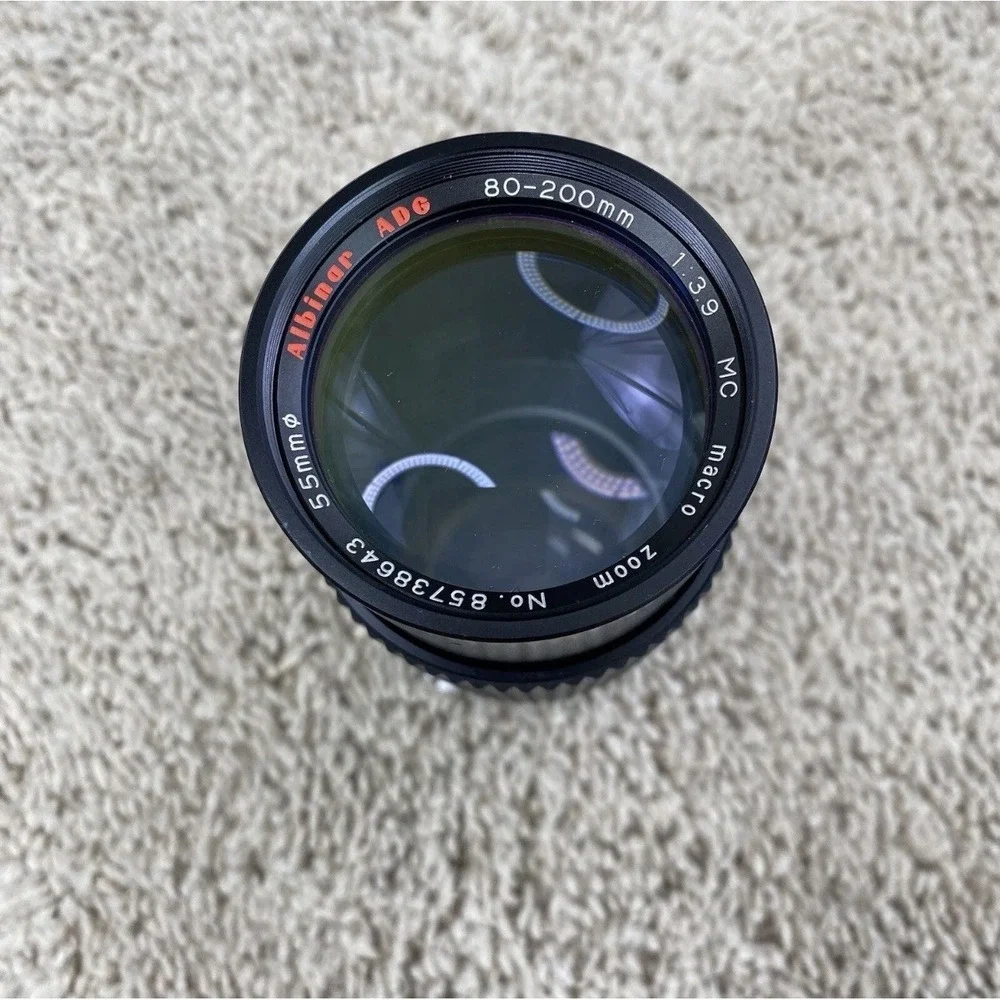 ALBINAR ADG 80-200mm‎ 1:3.9 Macro Zoom Lens 55mm No 85738643 Untested